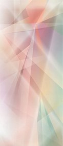 Flizelin fotótapéta Geometrikus pasztell absztrakt 91x211 +ragasztó