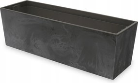 Doboz nagy virágtartó erkély terasz 77x24cm antracit