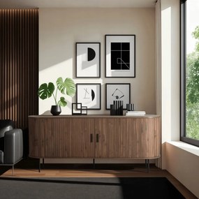 Komód Dió színben. TRISH 180