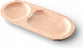 Tálcák Fa bükkfa kivágással a Hom bögréhez