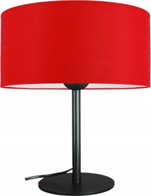 Modern éjjeli lámpa, asztali modern lámpabúra 30cm piros Led