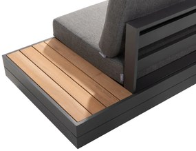 Aurora kerti sarok  ülőgarnitúra készlet antracit