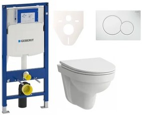 Fali WC szett Geberit előtétfalas szereléshez + Laufen Pro Nordic WC SIKOGES3H1