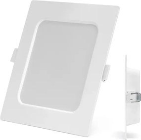 AIGOSTAR MINI LED PANEL NÉGYSZÖGLETES 9W HIDEG FEHÉR (FURAT:110-120mm)