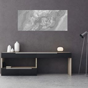 Kép - Márvány fekete-fehérben (120x50 cm)