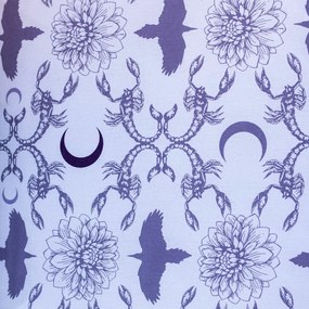 Jerry Fabrics Pamut ágynemű szerda Lila, 140 x 200cm, 70 x 90 cm, 140 x 200 cm, 70 x 90 cm