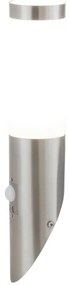 Rabalux 8266 - Kültéri lámpa érzékelővel INOX TORCH 1xE27/25W/230V IP44