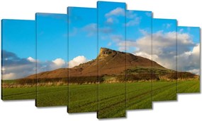 Festmények 140x80 Hegy a mező mögött