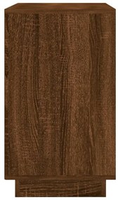 barna tölgyszínű szerelt fa tálalószekrény 102x35x55 cm
