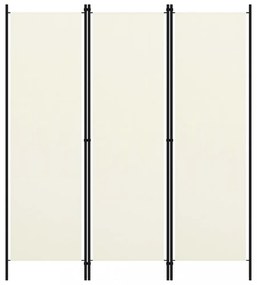 fehér 3 paneles paraván 150 x 180 cm