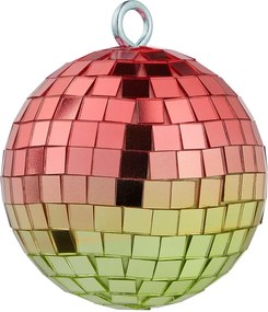 HANG ON akasztható disco gömb 8 cm, pink-arany