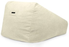 Krémszínű buklé babzsákfotel Sofa Snug – SLOWDOWN