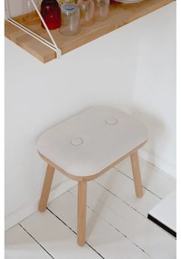 Fehér-natúr színű ülőke Paff Tall – UMAGE