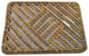 Rácsika szennyfogó lábtörlő acélos kókusz 40 x 60 cm
