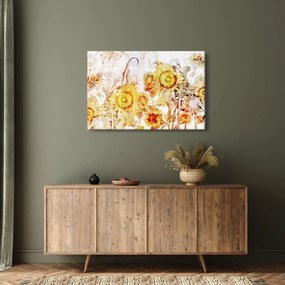 Kép - Napraforgó, festmény (90x60 cm)