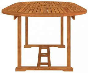 tömör eukaliptuszfa kerti asztal 200 x 100 x 75 cm