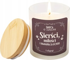 Gyertya szőrszagú, szerelem Ajándék Gyertya Kutyatulajdonosnak