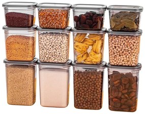 Élelmiszertartó doboz szett 12 db-os Fresco – Hermia