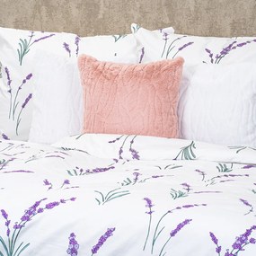 4Home Lavender pamut ágyneműhuzat, 140 x 200 cm, 70 x 90 cm, 140 x 200 cm, 70 x 90 cm