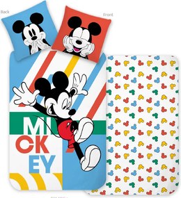 Disney Mickey Jump & Play gyerek, ovis ágyneműhuzat 100×135 cm, 40×60 cm