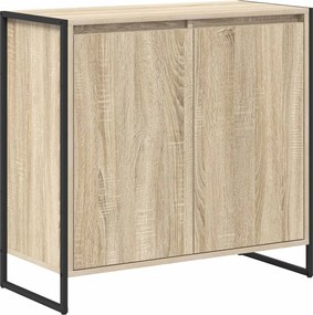 vidaXL Oldalsó szekrény Sonoma 79 x 36 x 75 cm Faanyag