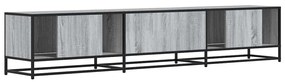 szürke sonoma színű szerelt fa TV-szekrény 210 x 35 x 41 cm