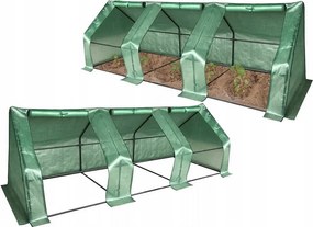 Kerti fóliás zöldségeskertek 295 x 95 x 95 cm