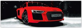 Poszterek 200x66 Piros Audi Audica R8