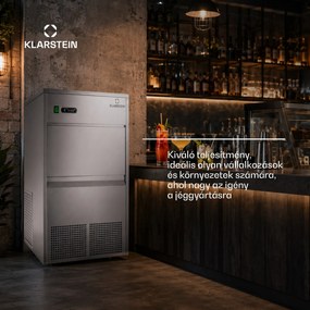 Klarstein Powericer XXXL, jégkocka készítő, ipari berendezés légkocka gyártáshoz, 260 W
