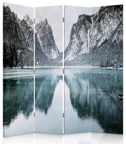 Gario Paraván A hegyi tó felszíne Méret: 145 x 170 cm, Kivitelezés: Forgó paraván 360°