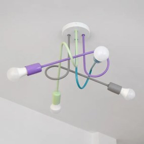 LED mennyezeti lámpa OXFORD 4xE27/10W/230V