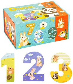 Fa puzzle számokkal