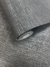 Holden Decor Essence Brocade kék fémhatású szövet hatású vlies tapéta – 66291