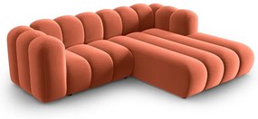 Rózsaszín sarokkanapé (jobb oldali) Lupine – Micadoni Home