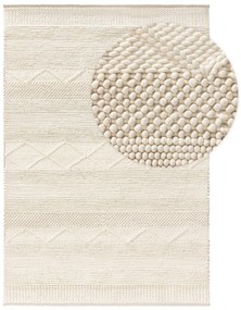 Wool Rug Alva Cream 15x15 cm Sample