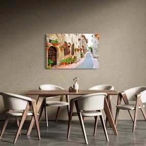 Kép - festői olasz sikátor (90x60 cm)