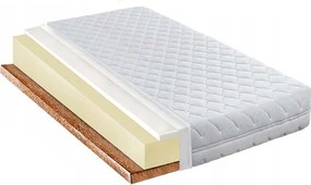 140X200 Ortopéd Kokusz Matrac Visco Hab 25 cm