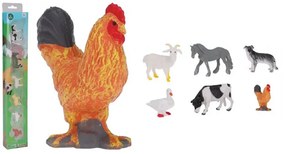 6 db-os farm játék állat figurák
