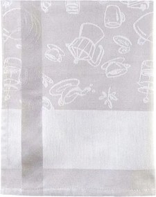 Konyhai törlőkendő pamut 50x70 hamuszürke