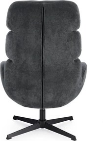 Fekete forgó fotel Violante – Bizzotto