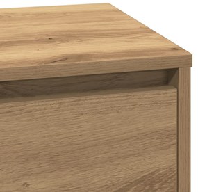 Éjjeli Asztal LED-del, Műgyanta Tölgy 71x34,5x75 cm