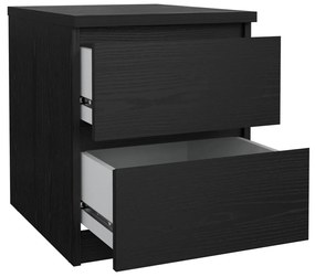 Simplicity III éjjeliszekrény, fekete