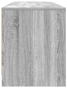 szürke sonoma színű szerelt fa TV-szekrény 188,5x41x50 cm