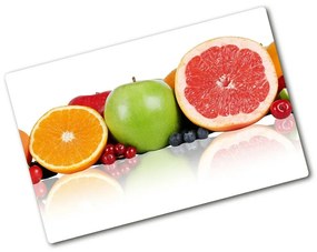 Edzett üveg vágódeszka Színes gyümölcsök pl-ko-80x52-f-85350423