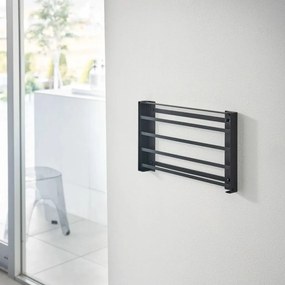 Matt fekete fali acél fürdőszobai polc Tower – YAMAZAKI