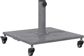 vidaXL Napernyőtalp Sötét Szürke Fa Hatás 45 x 45 x 31,5 cm