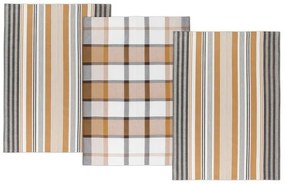 Bellatex Konyhai törölköző Csík, 50 x 70 cm, 3db-os szett