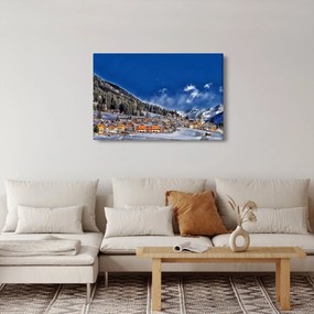 Kép - Hegyi város (90x60 cm)