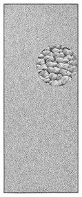 Szürke futószőnyeg 80x300 cm Wolly – BT Carpet