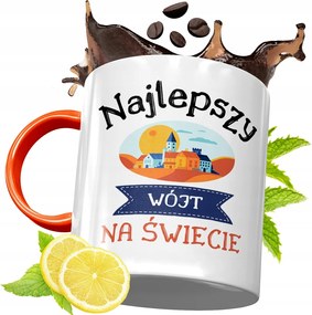 Narancssárga Bögre Ajándék Bácsinak fényképes nyomattal